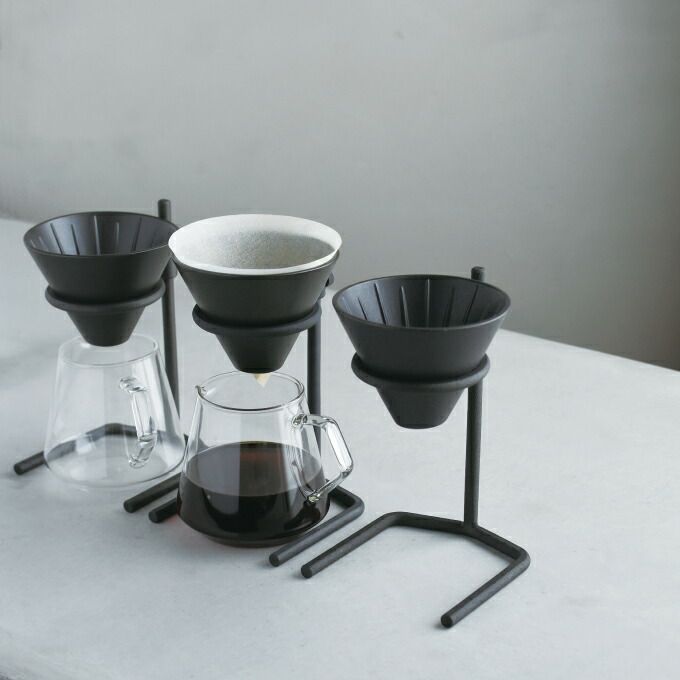 【美品】KINTO ブリューワー&スタンド&ケトル SCS-S02 ブリューワースタンドセット4cups KINTOのおしゃれな
