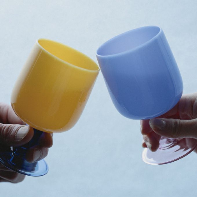 amabro アマブロ TWO TONE WINE GLASS ワイングラス