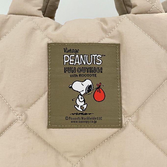 ROOTOTE IP DELI デリ キルト トートバッグ PEANUTS スヌーピー 8S