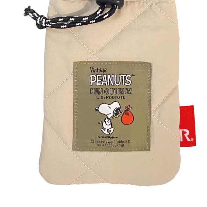 ROOTOTE IP babyroo ベイビール- キルト スマホバッグ PEANUTS スヌーピー 8S