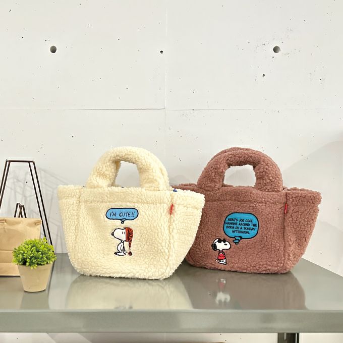 ROOTOTE IP DELI デリ ボア ミニバッグ PEANUTS スヌーピー 8T 8345