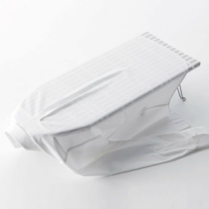 北欧風 暮らしの定番 舟型アイロン台 チェック グレー