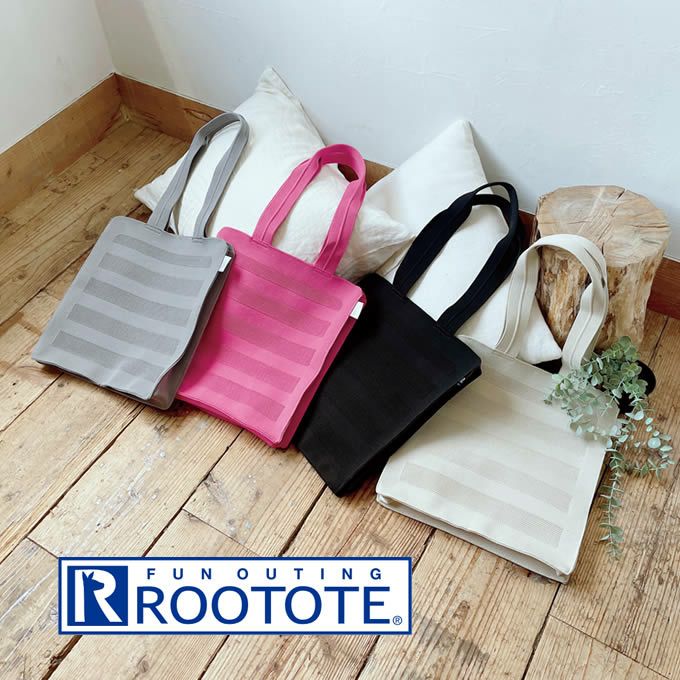 ROOTOTE LT A-quatre アーキャトル ストライプami-A トートバッグ