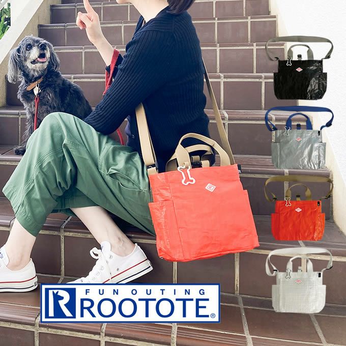 ROOTOTE SNSQUARE スクエア トートバッグ DOG.BUDDY-A
