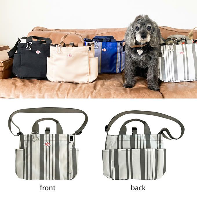 ROOTOTE SNSQUARE スクエア トートバッグ DOG.BUDDY-B はっ水加工