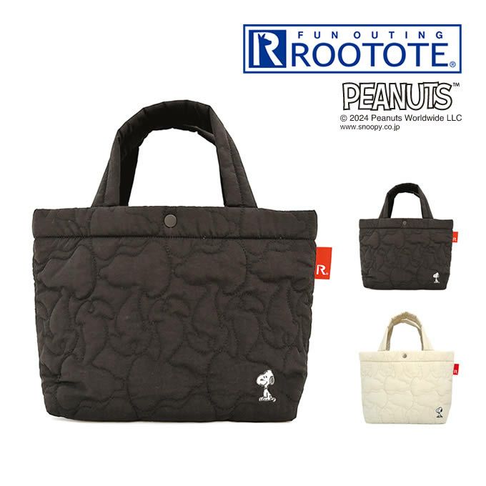 ROOTOTE IP DELI デリ キルト トートバッグ PEANUTS スヌーピー 9X