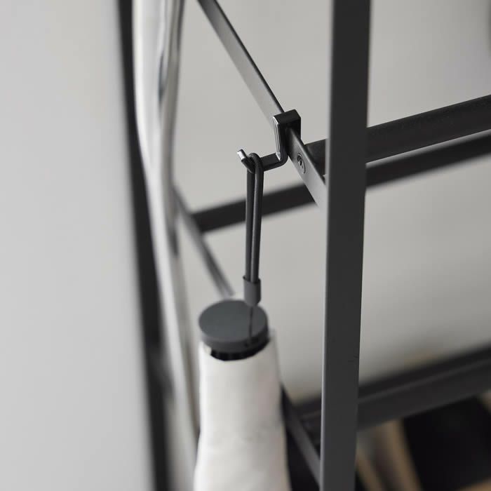 tower タワー 天板付きシューズラック 5段 キャスター付 W90