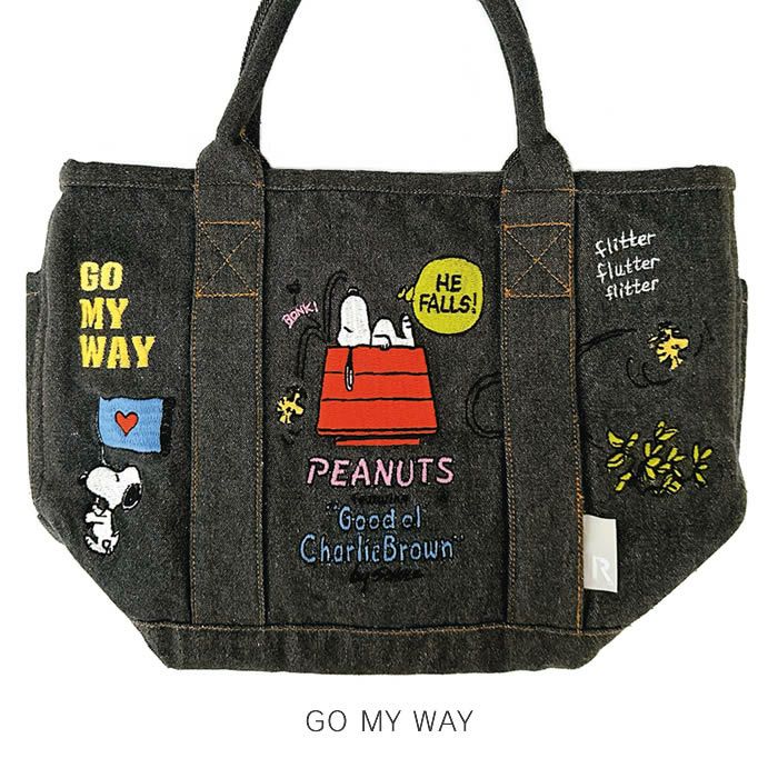 ROOTOTE IP DELI デリ 刺繍 Peanuts スヌーピー 0B
