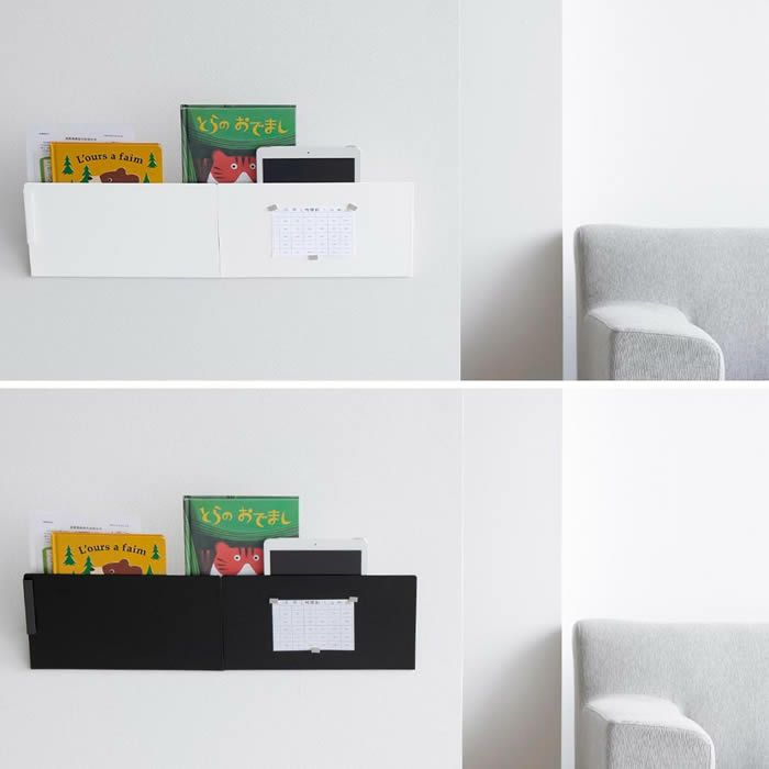 tower タワー ウォール縦横連結プリント収納ラック 石こうボード壁対応 2個組