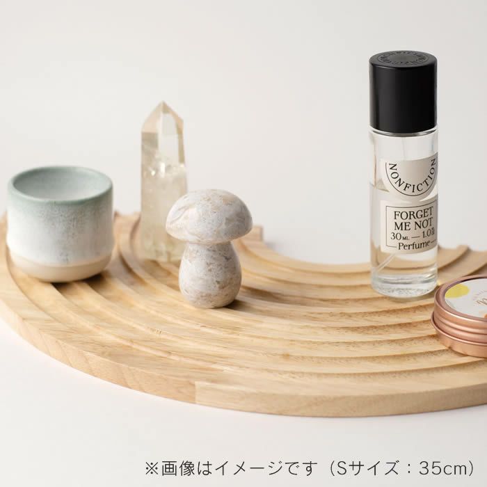 amabro アマブロ WOOD CIRCLE TRAY 植木鉢カバー Lサイズ