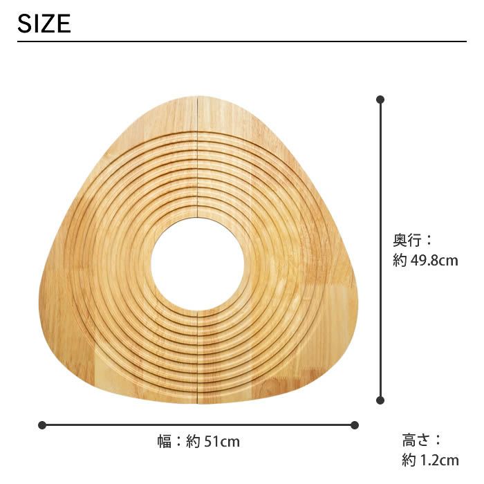 amabro アマブロ WOOD TRIANGLE TRAY 植木鉢カバー Lサイズ