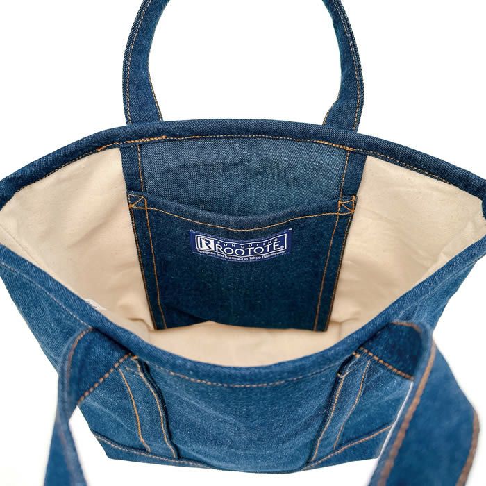 ROOTOTE SN DELI デリ デニム-A トートバッグ