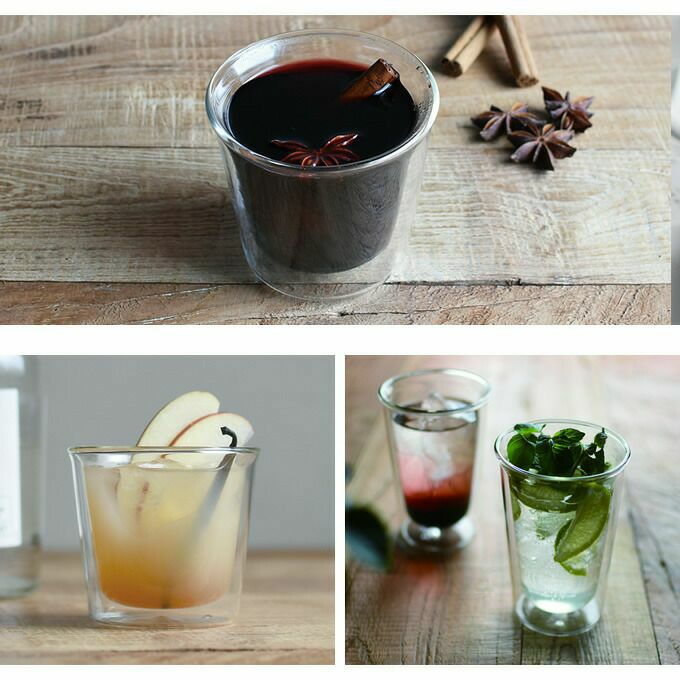 KINTO キントー CAST ダブルウォール ロックグラス 250ml 2個セット