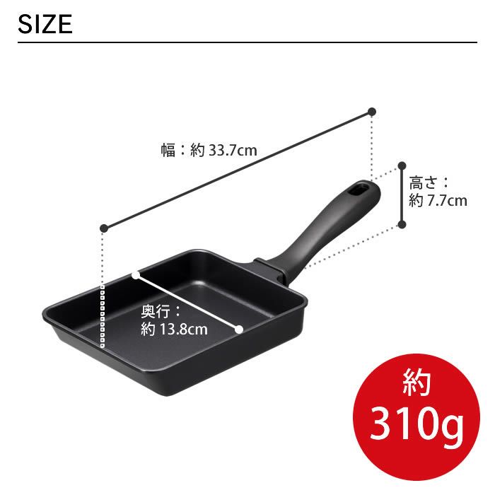 ゴリラのひとつまみ玉子焼き13×18cm