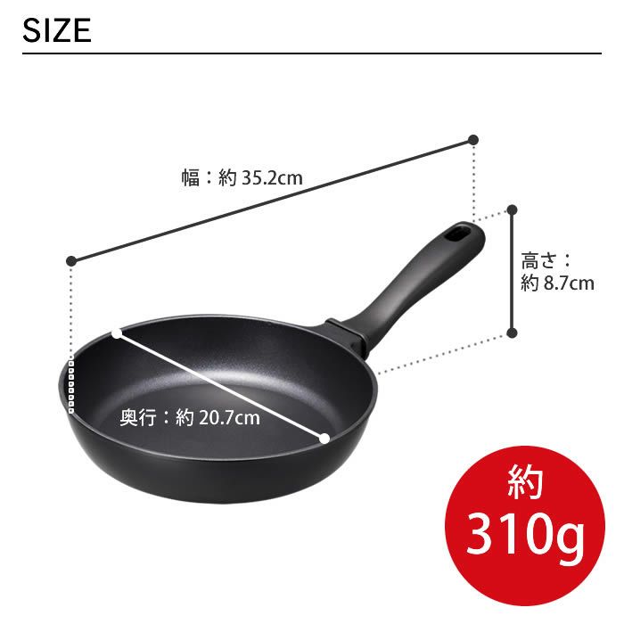 ゴリラのひとつまみフライパン20cm