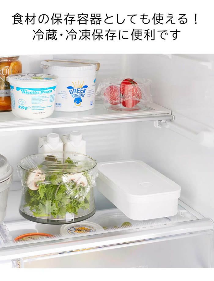 tower タワー 冷凍ごはん用のザルがそのまま入るバルブ付き密閉ランチボックス