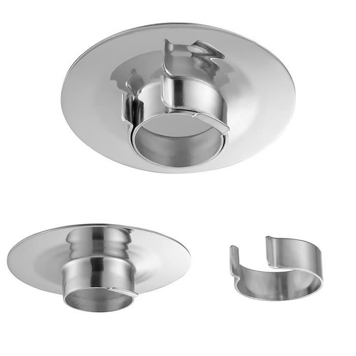 tower タワー 洗面排水口ゴミ受けネットホルダー シルバー