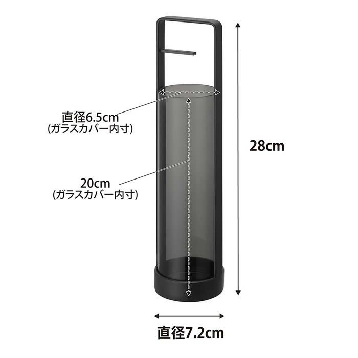 tower タワー お香スタンド 灰飛び防止カバー付き
