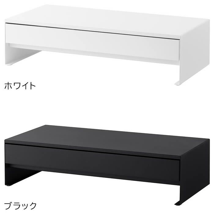 tower タワー ゲームコントローラーも入る引き出し付きモニター台