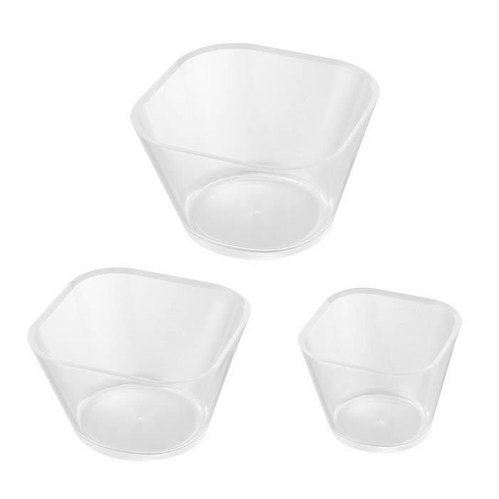 tower タワー 電子レンジ対応洗いやすい下ごしらえボウル SML3点セット クリア