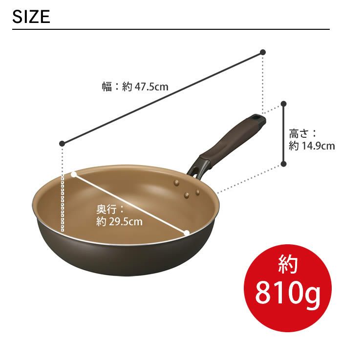金のゴリラのひと磨き 深型フライパン28cm
