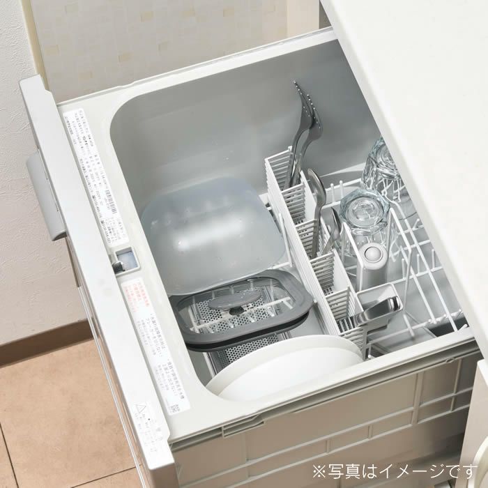 ガラス製電子レンジ調理器具スクエア型Mサイズ