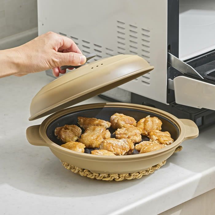 電子レンジグリル調理器具 オーバル