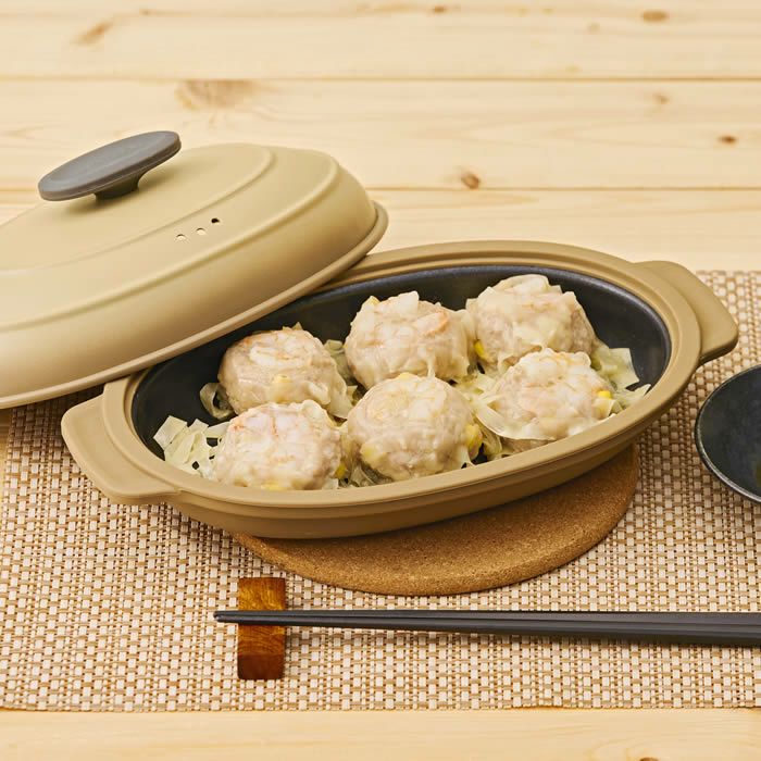 電子レンジグリル調理器具 オーバル