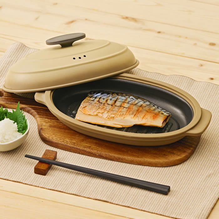 電子レンジグリル調理器具 オーバル