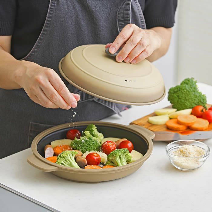 電子レンジグリル調理器具 ラウンド