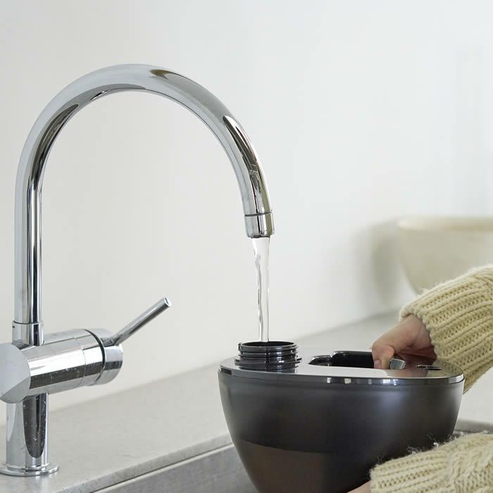 スチームアロマ式加湿器 Steam SHZUKU しずく マットブラック