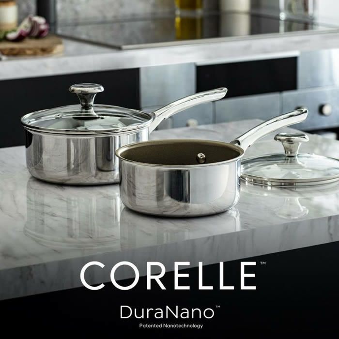CORELLE コレール IH対応 ソースパン18cm G ふた付き
