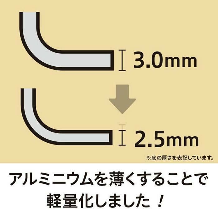 evercook IH対応 フライパン深型16cm レッド