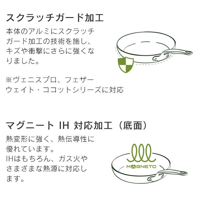 GREEN PAN ストゥディオ フライパン 28cm クリームホワイト