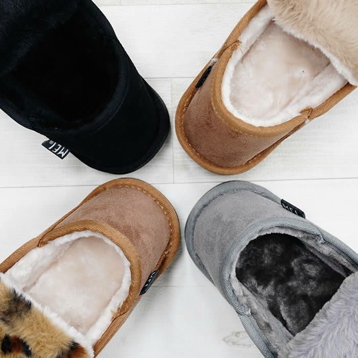 MEI メイ FUR MOCCASIN スリッポン シューズ レディース