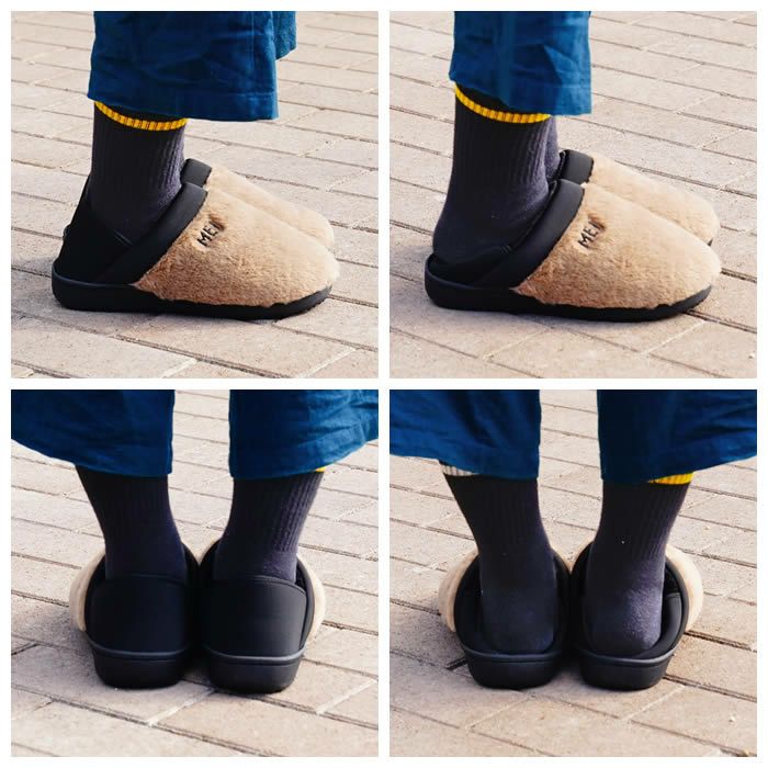 MEI メイ FUR MOC モックシューズ レディース