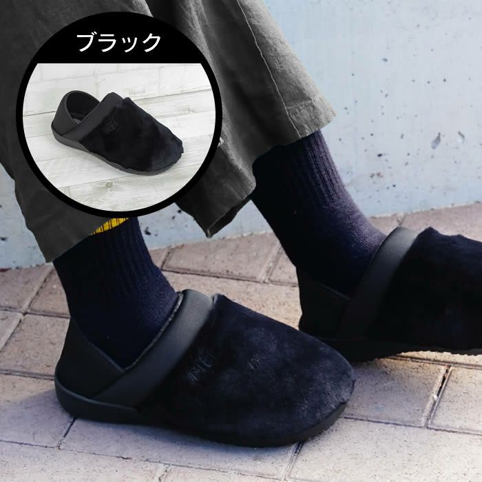 MEI メイ FUR MOC モックシューズ レディース