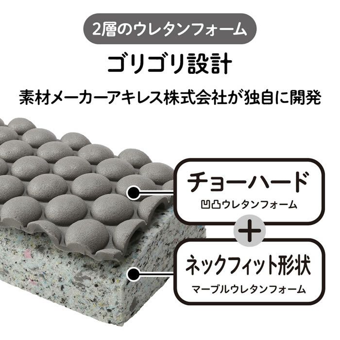 ゴリラの腕枕 まくら グレー