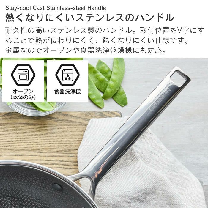 GREEN PAN エーペックス ウォックパン 28cm