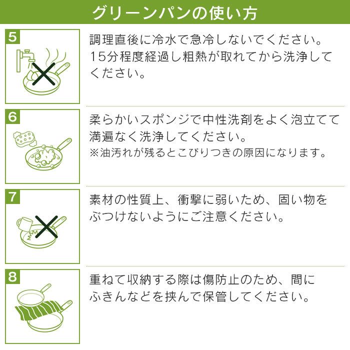 GREEN PAN エーペックス 深型フライパン 24cm ガラス蓋付き