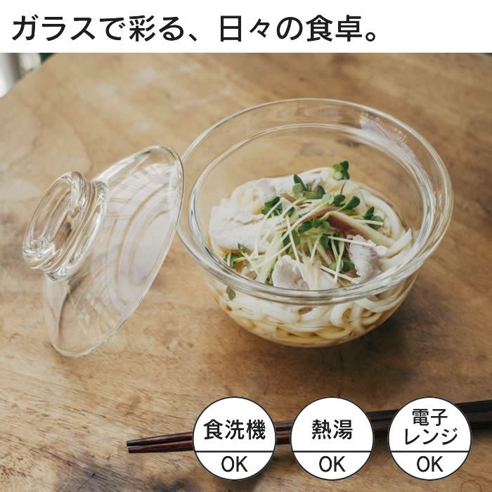 ハリオ 丼鉢 ガラスの丼鉢 HARIO