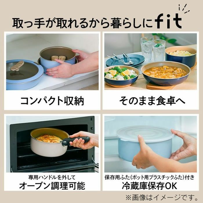 evercookfit エバークックフィット IH対応 8点セット ブラック