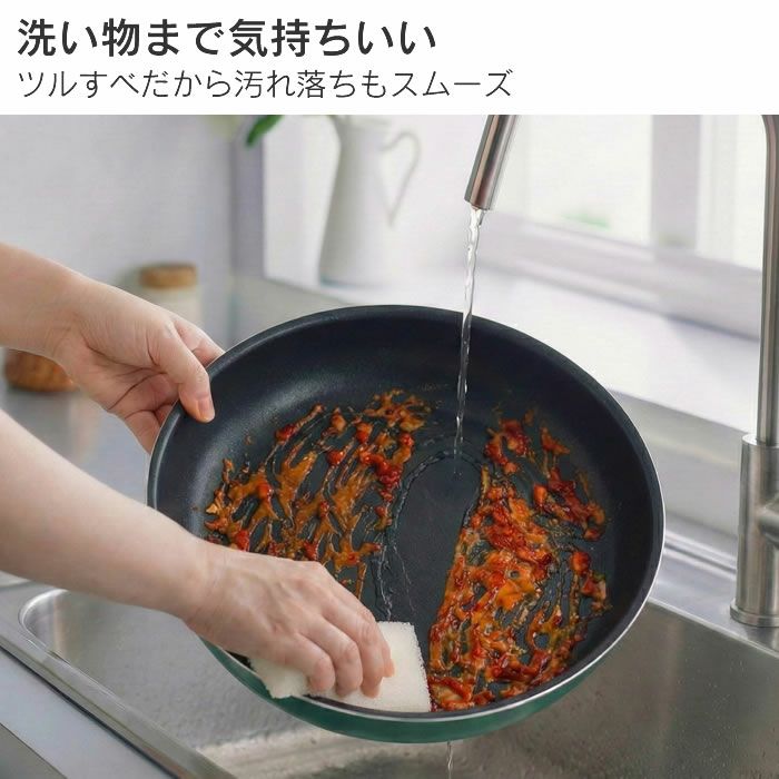 evercookfit GREEN エバークックフィット IH対応 6点セット グリーン